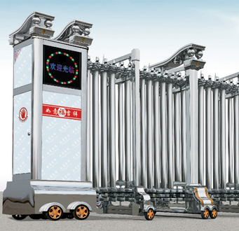 天津不銹鋼伸縮門